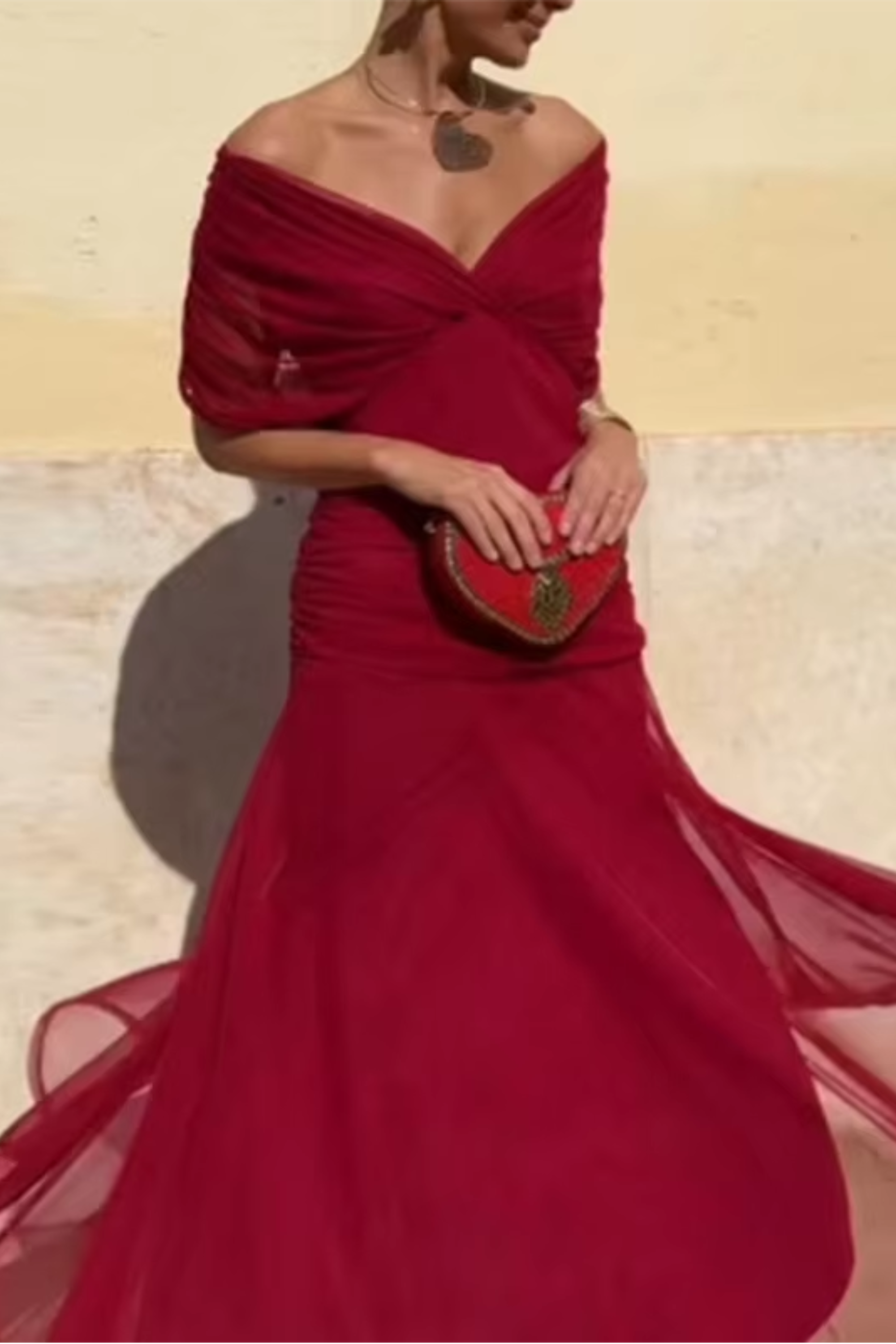 Louise | Vestido Maxi de Fiesta Elegante con Escote en V