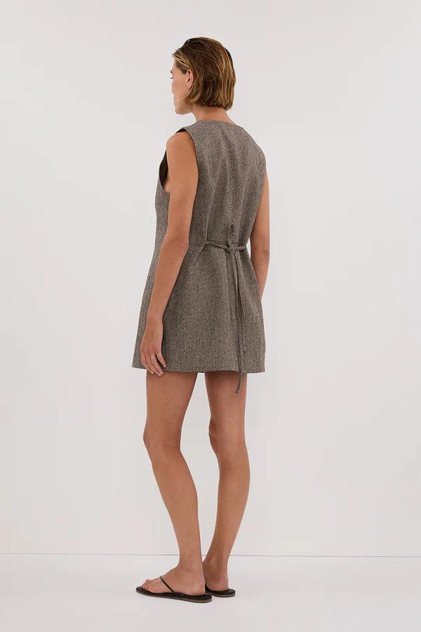 Conjunto Frankie Choc Tweed™ – Sofisticación Tailored en Dos Piezas