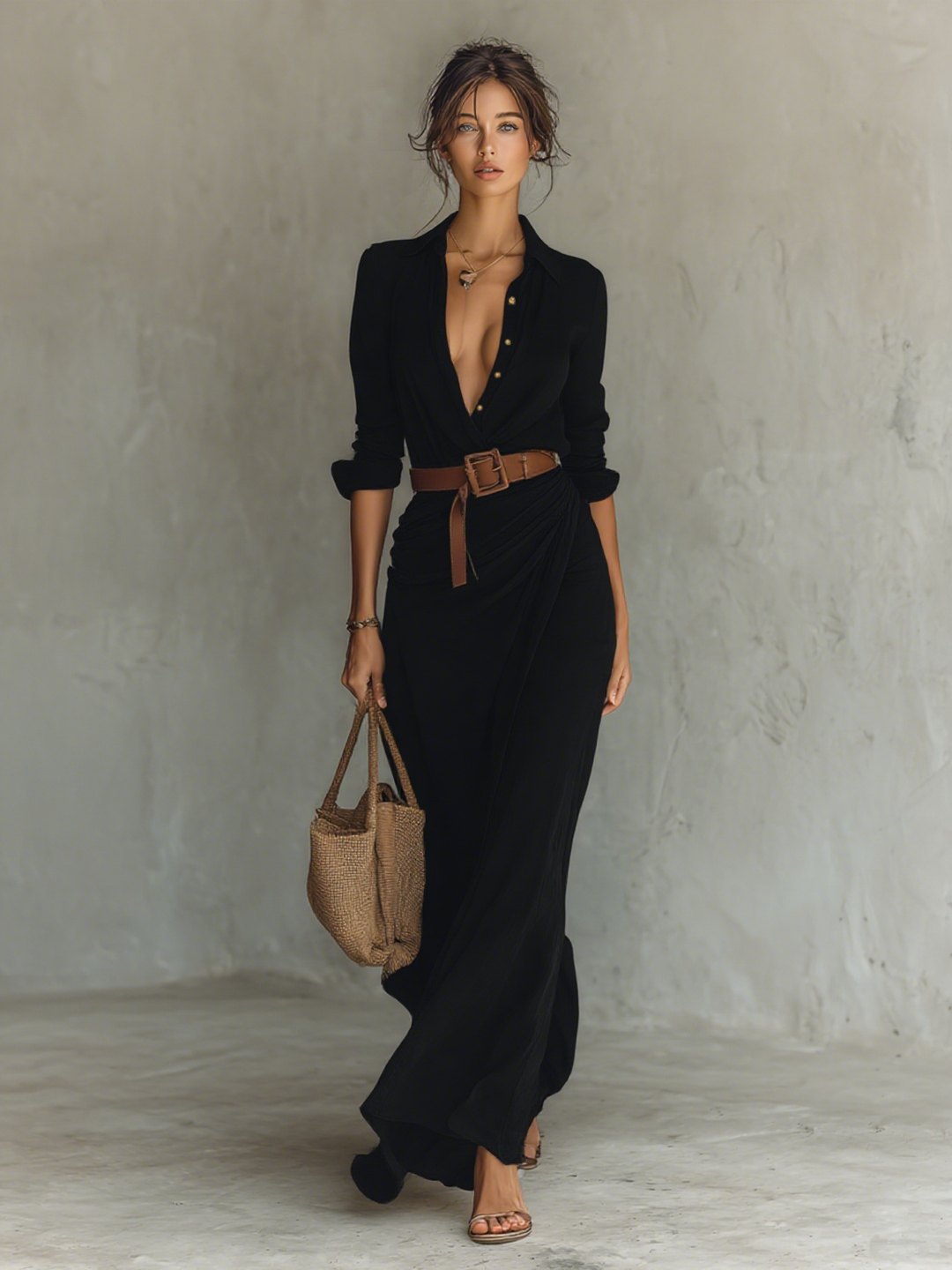 Maxi Vestido con Revers™ - Realza tu figura