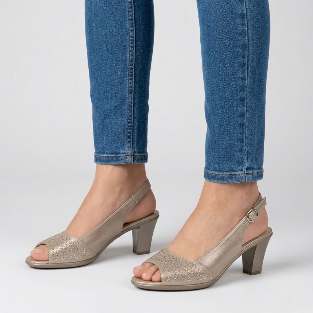 Alana™ | Sandalia de Tacón Cómoda con Suela Amortiguada