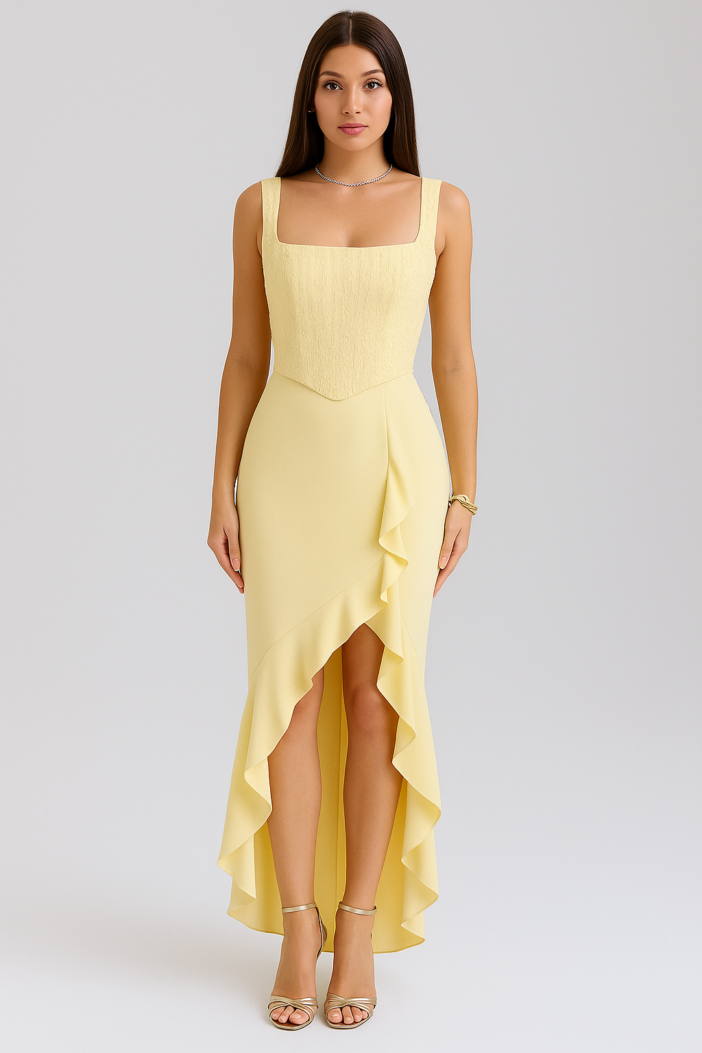 BELA | Vestido Corsé Elegante en Satén