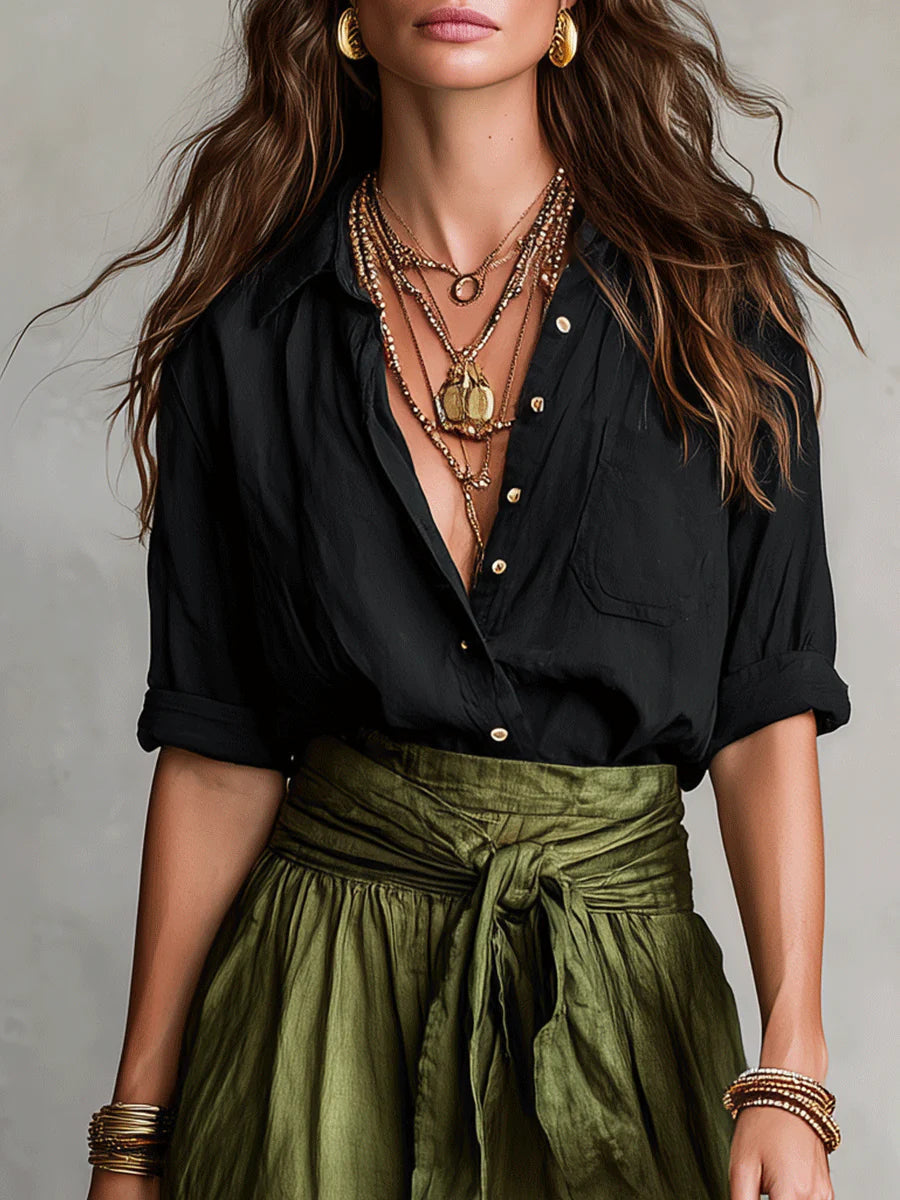 Conjunto Boho Satin™ - Favorece a todas las figuras.