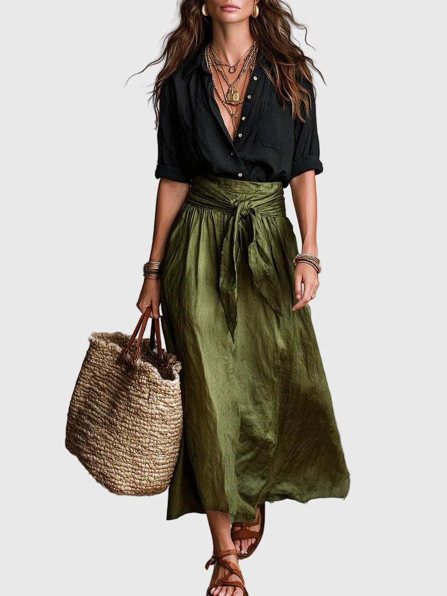 Conjunto Boho Satin™ - Favorece a todas las figuras.