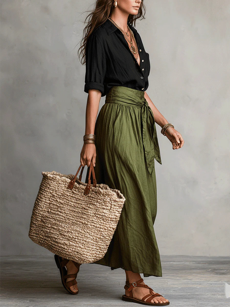 Conjunto Boho Satin™ - Favorece a todas las figuras.