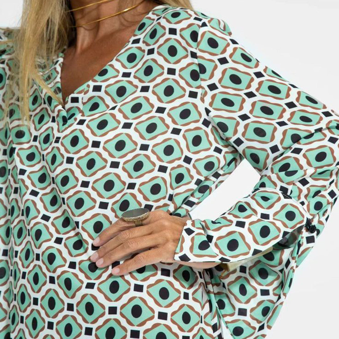 Chelsea™ | Vestido Largo Estampado