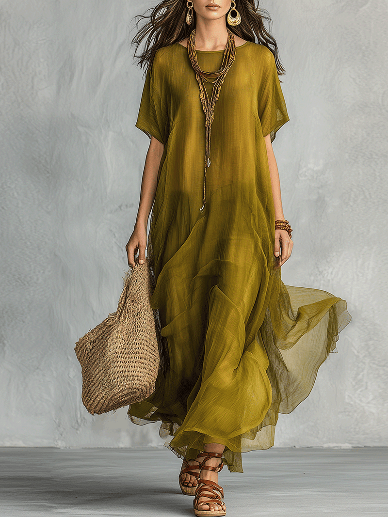 Vestido Maxi Boho™ - Favorece a Cualquier Tipo de Silueta