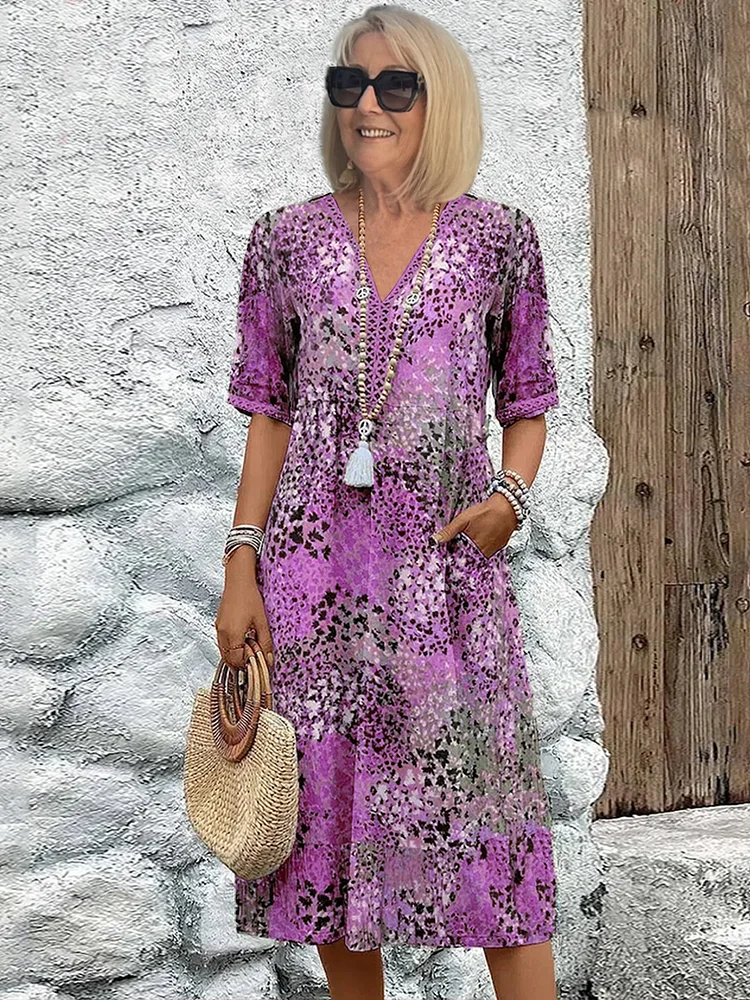 Lia | Vestido Midi para Mujer en Tela Ligera