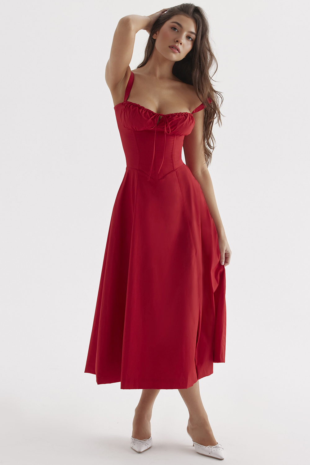 Poppy Midi Dress™ – Feminidad Fresca y Encanto Romántico
