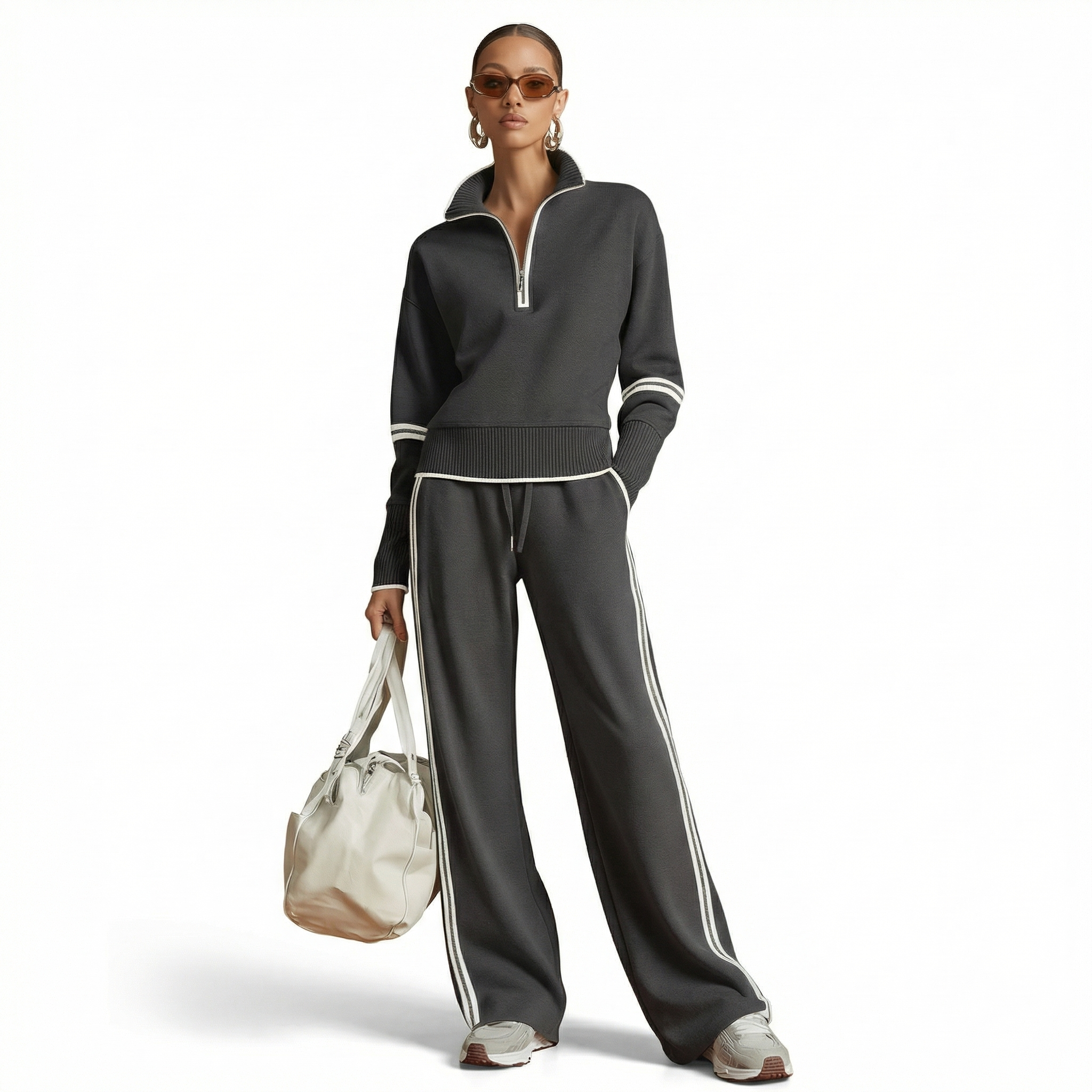 Marietta | Conjunto Blusa y Pantalón de Pierna Ancha