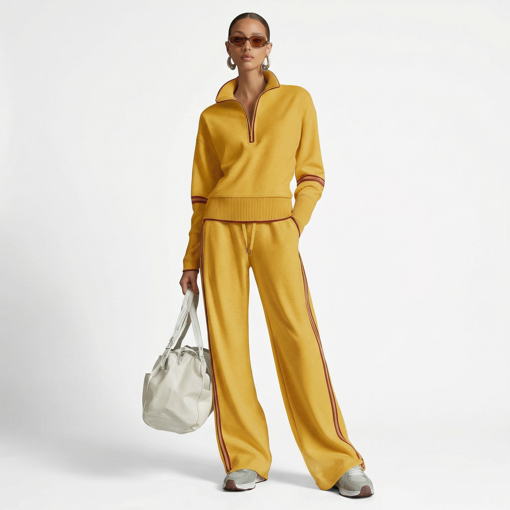 Marietta | Conjunto Blusa y Pantalón de Pierna Ancha