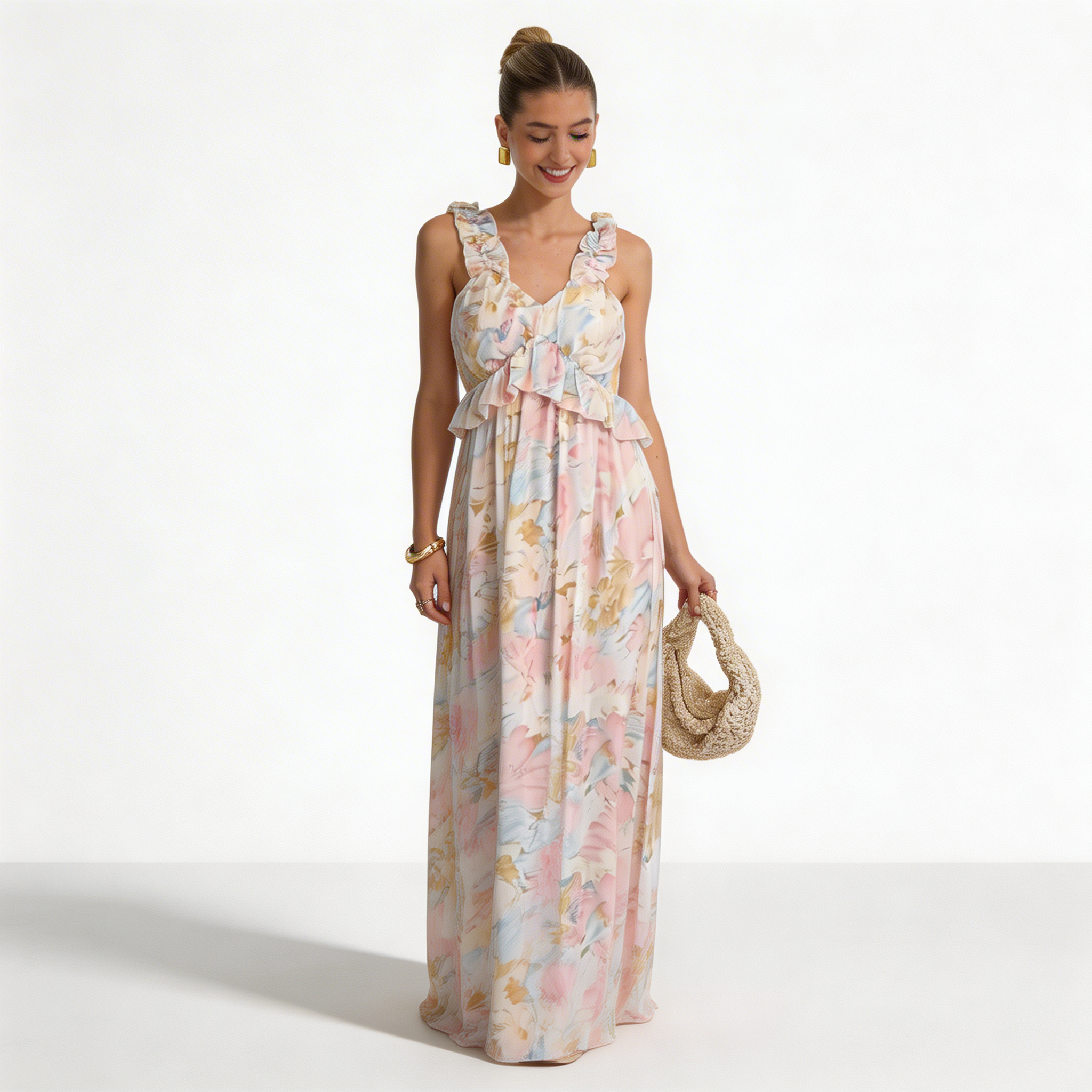 Camila | Vestido Largo Floral