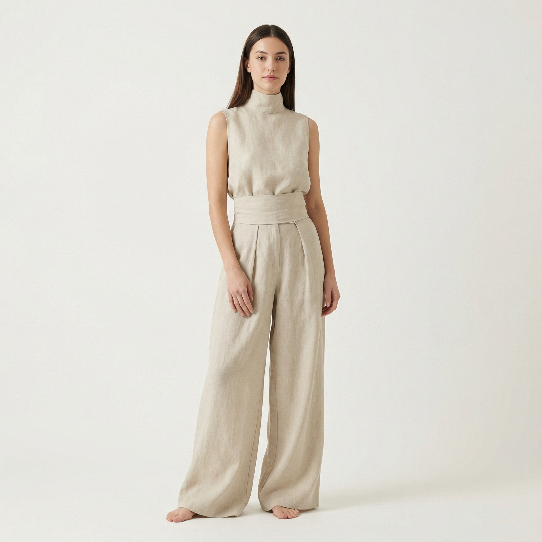 María™ | Conjunto Minimalista Top + Pantalón Wide Leg