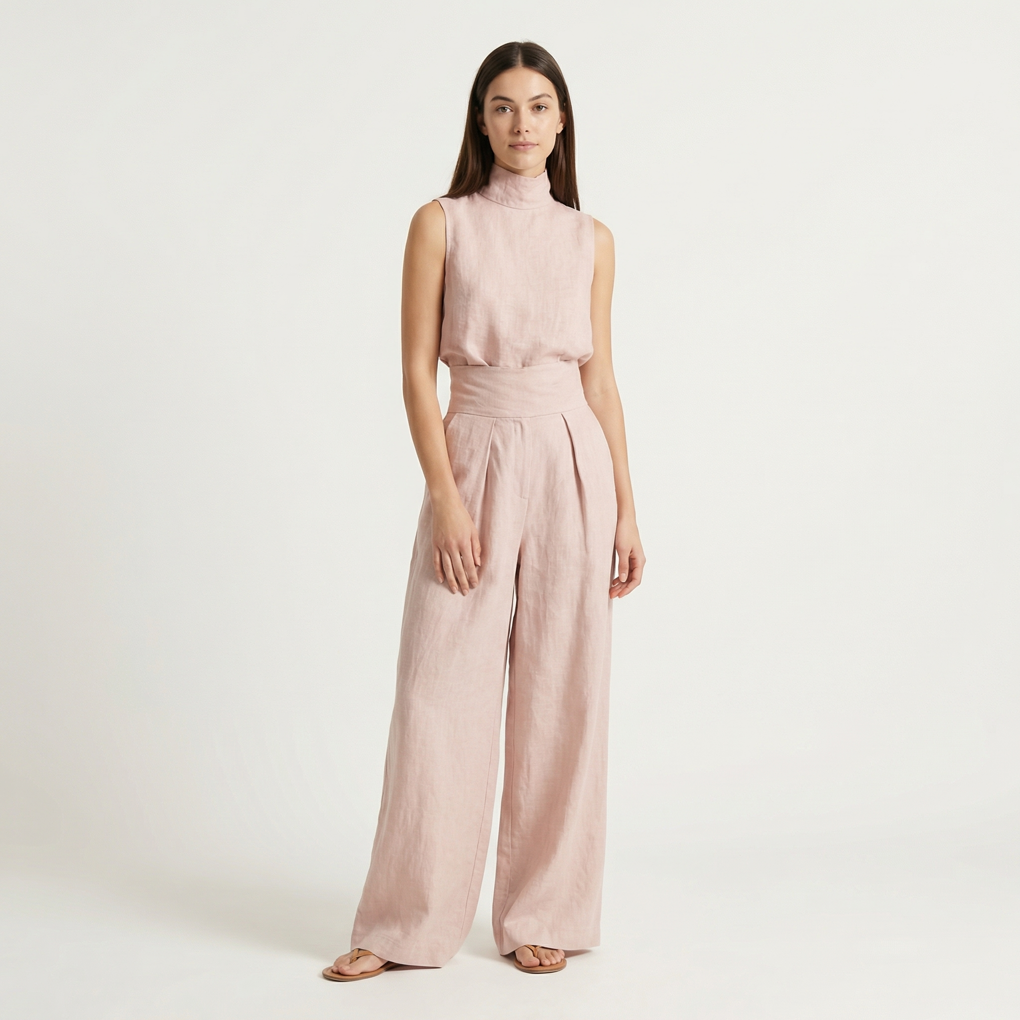 María™ | Conjunto Minimalista Top + Pantalón Wide Leg