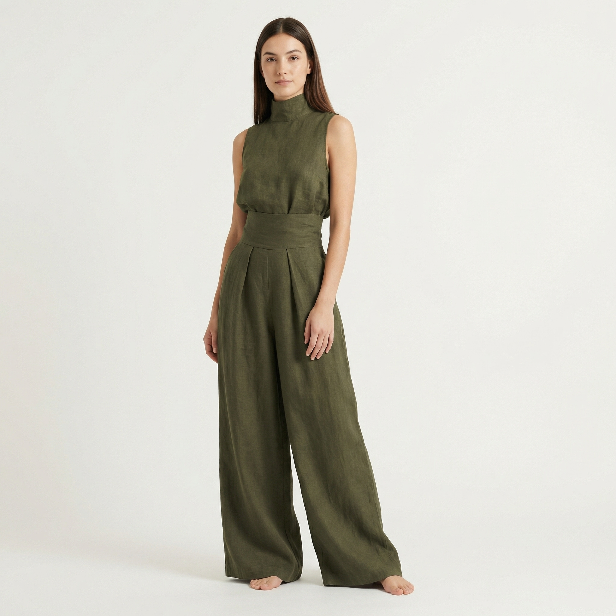 María™ | Conjunto Minimalista Top + Pantalón Wide Leg