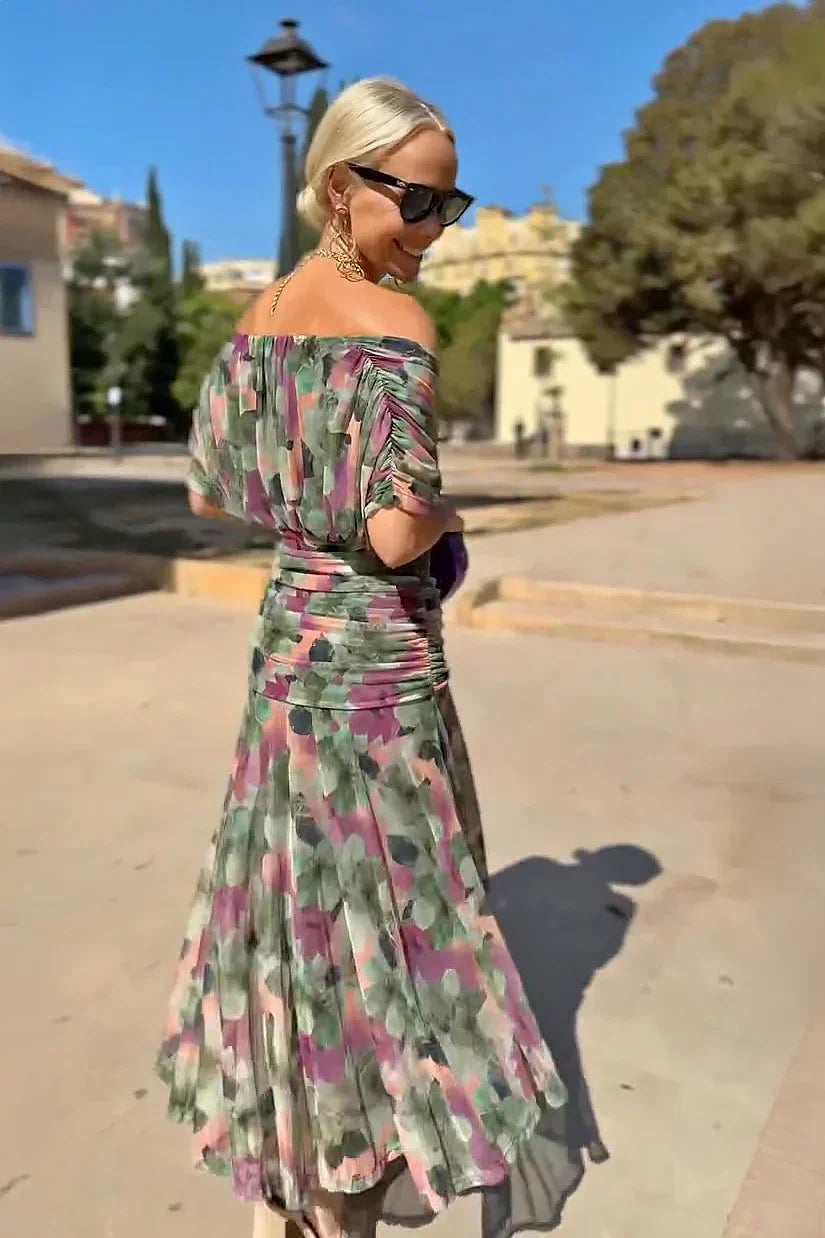 Louise | Vestido Maxi de Fiesta Elegante con Escote en V