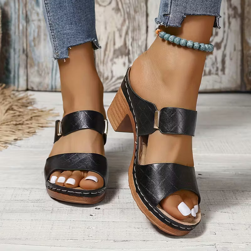 Sandalias Block-Heel™ - Camina con firmeza y sin fatiga
