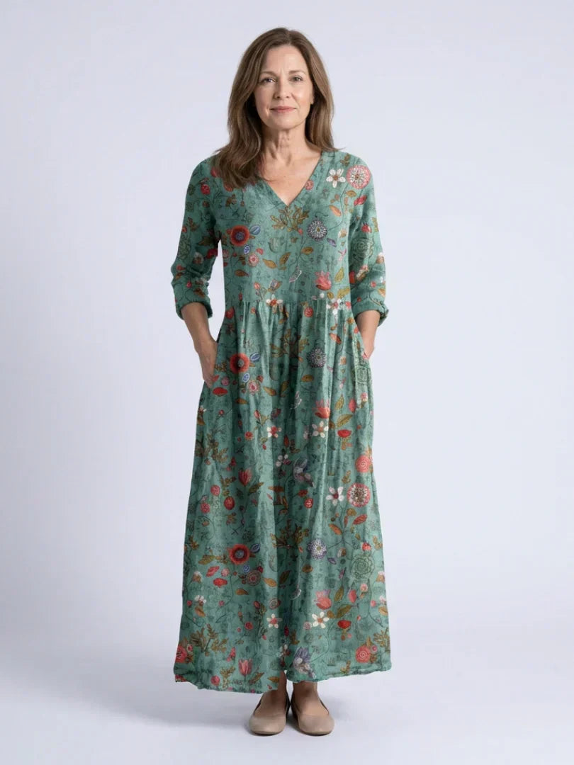Camille | Vestido largo floral