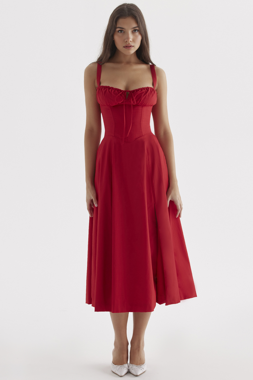 Poppy Midi Dress™ – Feminidad Fresca y Encanto Romántico