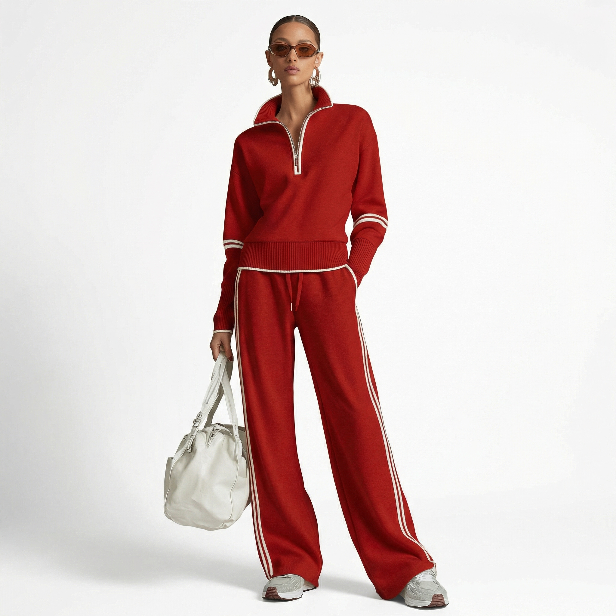 Marietta | Conjunto Blusa y Pantalón de Pierna Ancha