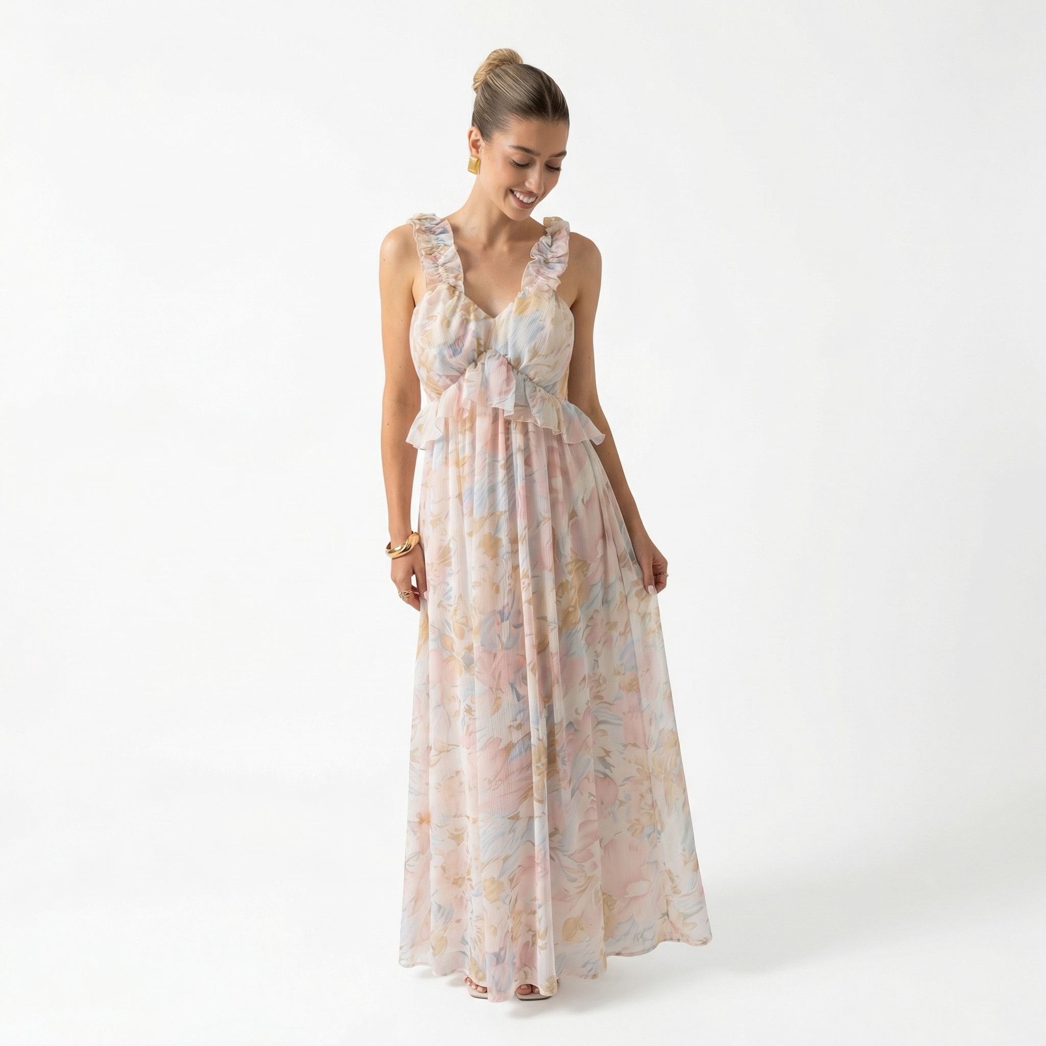 Camila | Vestido Largo Floral