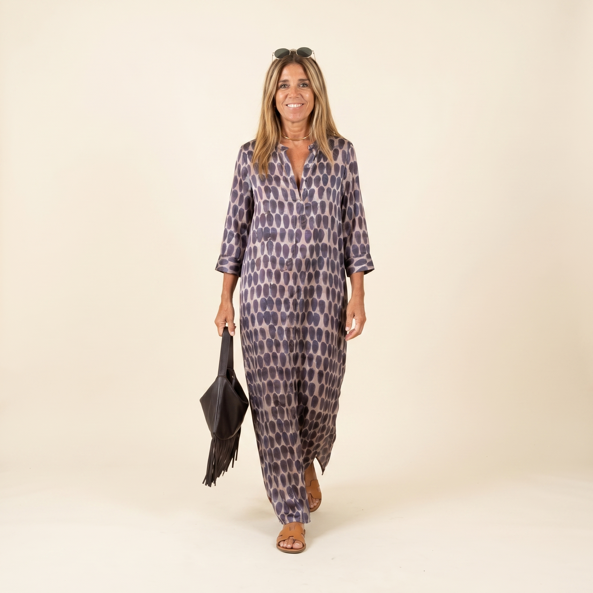 Chelsea™ | Vestido Largo Estampado