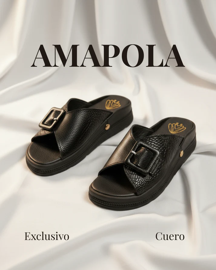 Sandalias Amapola™ - Cuentan con una plantilla ortopédica que cuida cada paso