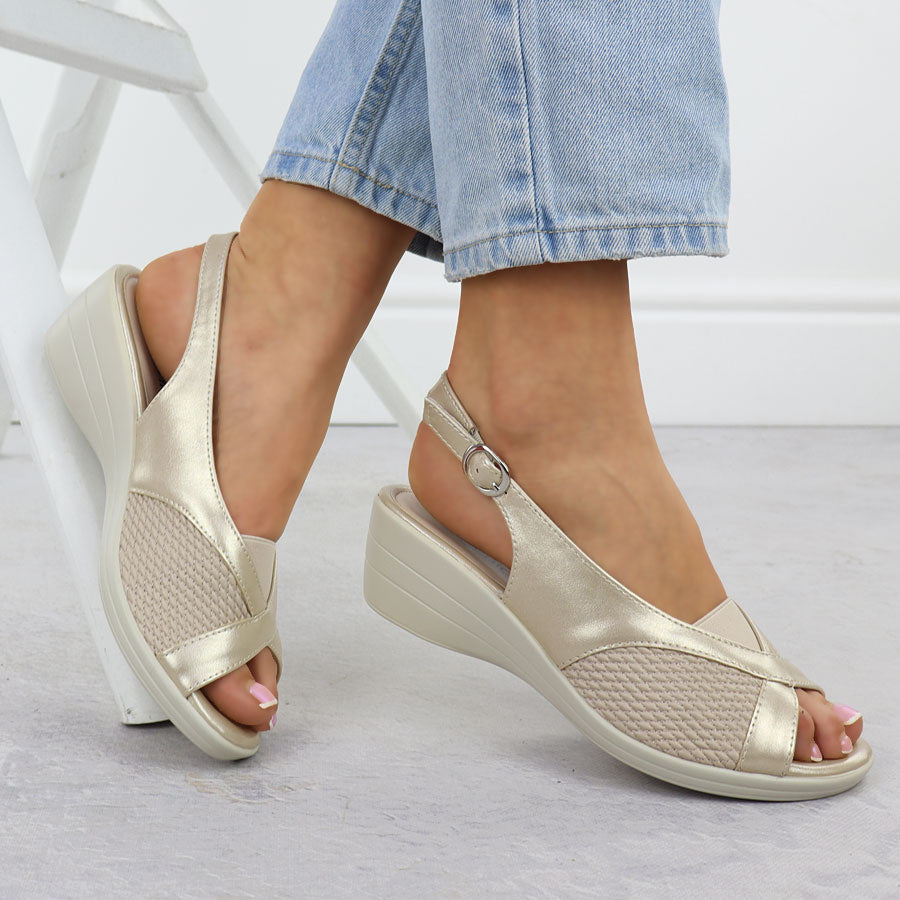 Sandalias de Cuña ComfortStep™ - Eleva tu estilo, relaja tus pies