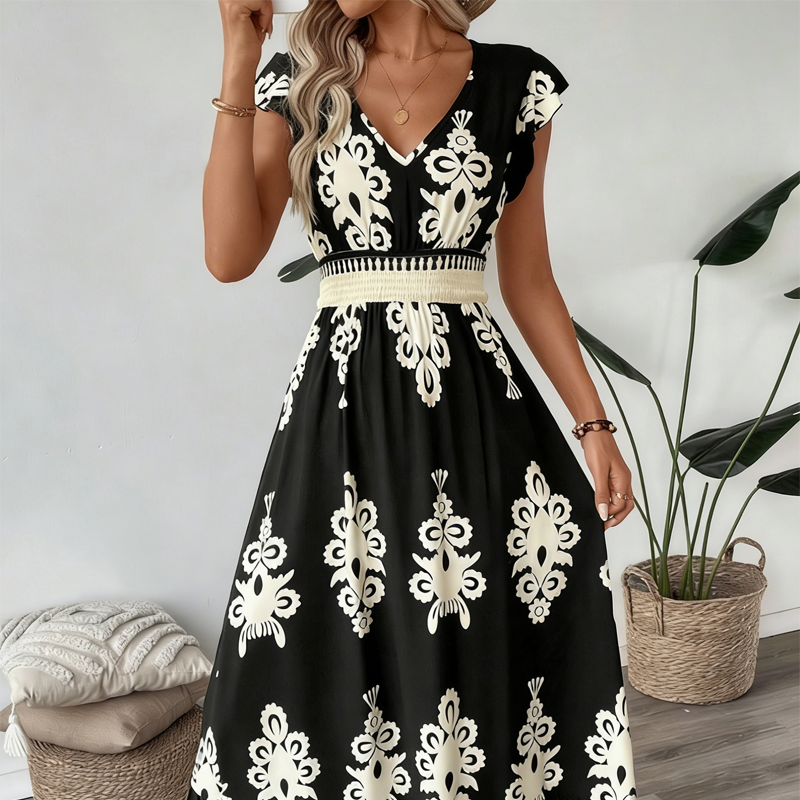 Vestido Baroque Dream™ – Elegancia Artística y Movimiento Infinito
